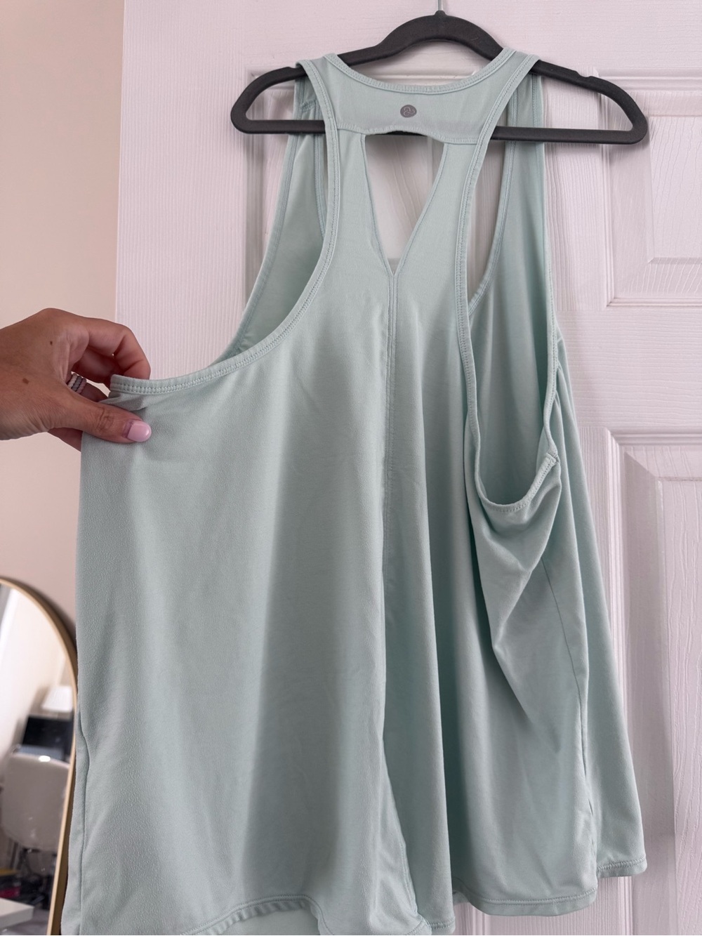Zella Light Mint Racerback Muscle Tank - Picture 3 of 5